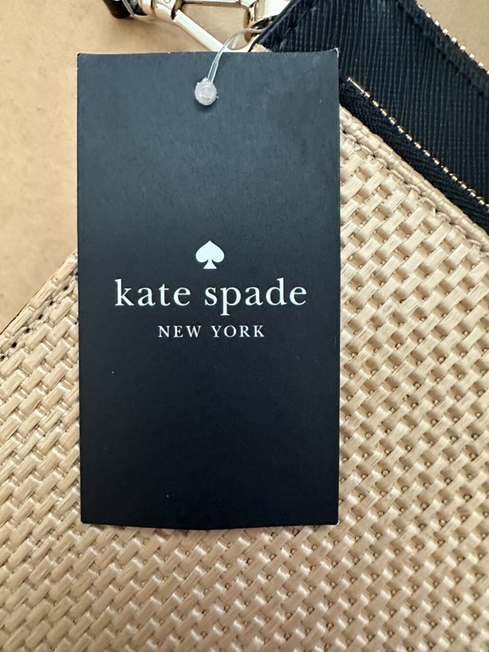 Brand New with Tags Kate Spade Cameron Straw Crossbody Bag Purse - Picture 7 of 12